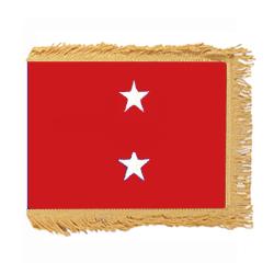Marine Corps Major General Fringed Flag with Pole Hem, AMARISTAR258PHF