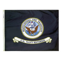 Navy Retired Flag, ANAVY34