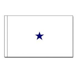 Navy Not of the Line Rear Admiral Lower Half Flag with Pole Hem, ANAVYNOL135PH