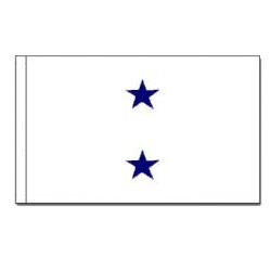 Navy Not of the Line Rear Admiral Upper Half Flag with Pole Hem, ANAVYNOL223PH