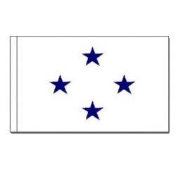 Navy Not of the Line Admiral Flag with Pole Hem, ANAVYNOL434PH