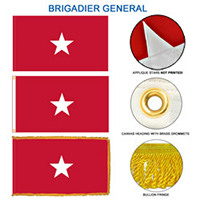 Army Brigadier General Flag