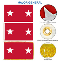 Army Major General Flags
