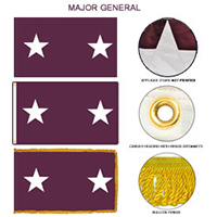 Army Medical Major General Flags
