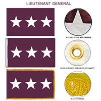 Army Medical Lieutenant General Flags