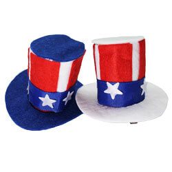 Patriotic Top Hat Hair Clip ASG79208