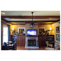 Cozy Den Home Office Backdrop, BANN46DEN