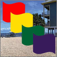 Beach Warning Flags