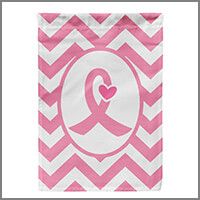 Pink Ribbon & Breast Cancer Awareness Flags, Banners, & Decorations