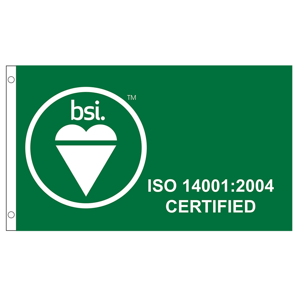 BSI ISO 14001:2004 Flag, BSIISO1400435H
