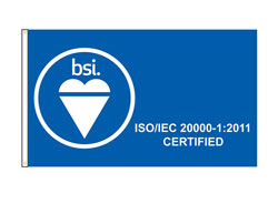BSI ISO/IEC 20000-1:2011 Certified Flag, BSIISOIEC20000H