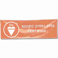 BSI's ISO/IEC 27001:2005 Certified Banner, BSIISOIEC27039H