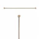 Miniature Banner Staff with Gold Ball Finials,BSTAFF514WB