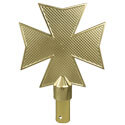 Maltese Cross Ornament with Ferrule, CCROSMC1