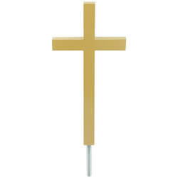 Plain Cross Ornament for Ground Set Flagpole, FBPP0000011364