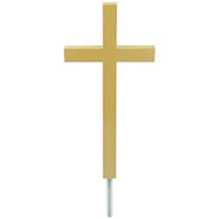 Plain Cross Ornament for Ground Set Flagpole