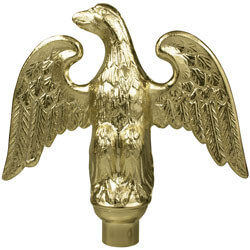 Perched Eagle Threaded Ornament, CEAGL7GFNSF