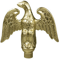 Perched Eagle Threaded Ornament, CEAGL7GFNSF