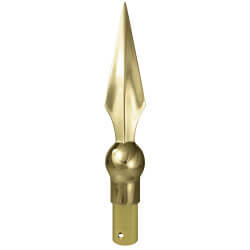 Flat Spear Ornament with Ferrule, CFSPEAS106