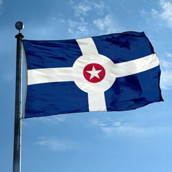 City of Indianapolis Flag, CIINDI35