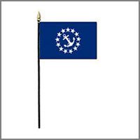 Custom Printed Single Reverse Burgee Flag