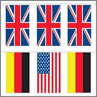 World Flag String Pennant Banners