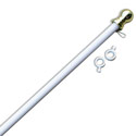 White Tangle Free Spinning Pole, CPOLE5TFW