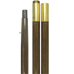 Brass Screw Joint Presentation Pole, Style A, CPOLE774W