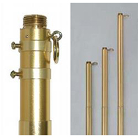 Adjustable Gold Aluminum Pole, FBPP0000013488