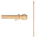One-Piece Pole with Ball Ornament, CPOLEB6
