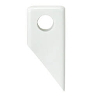 Neoprene White Snap Hook Cover, CSNAPC