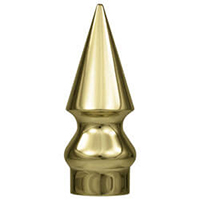 Round Spear Threaded Ornament