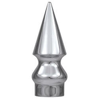 Round Spear Threaded Ornament