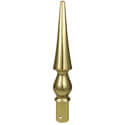 Round Spear Ornament with Ferrule, CSPEARS105