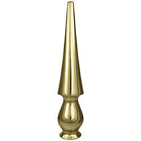 Round Spear Threaded Ornament