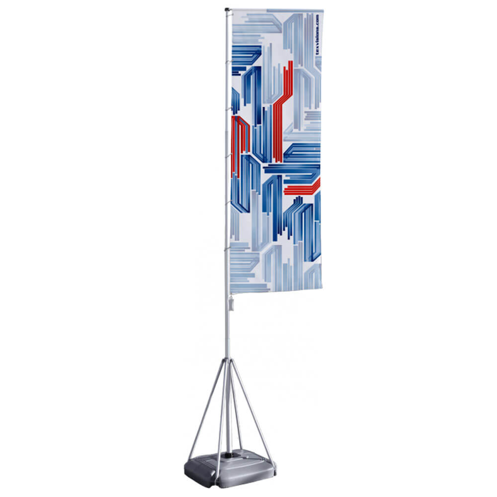 T Pole Basic Single Arm Banner Stand W Arkansas Flag And Banner