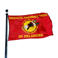 Absentee Shawnee Tribe Flag, CUAST35