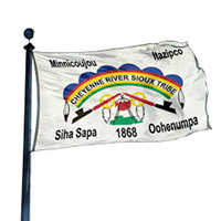 Cheyenne River Sioux Flag, CUCRS35
