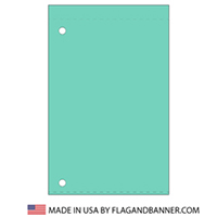 Nylon Aqua Solid Color Drape Banner