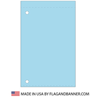 Nylon Blueflower Solid Color Drape Banner