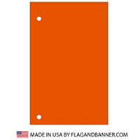 Nylon Burnt Orange Solid Color Drape Banner