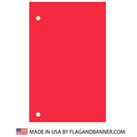 Nylon Bright Red Solid Color Drape Banner