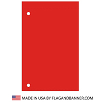 Nylon Canada Red Solid Color Drape Banner