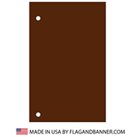 Nylon Spice Brown Solid Color Drape Banner