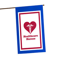 Healthcare Heroes House Flag, DBANN3048HCH