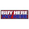 Buy Here Pay Here Patriotic Banner