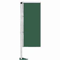 Emerald Green Drape Nylon Banner, DBANN36EG