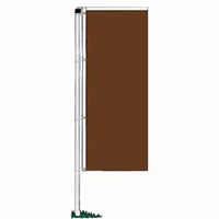 Spice Brown Drape Nylon Banner, DBANN36W