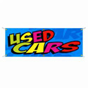 Comic Book Style Used Cars Banner, DBANNB38AC