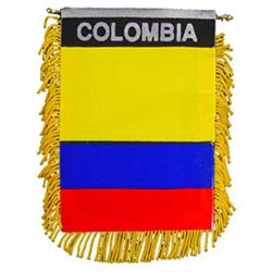 Colombia Mini Banner, DBANNCOLO45